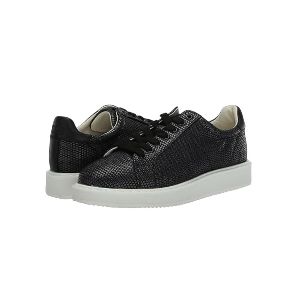Lauren Ralph Lauren Angeline Sneaker Black Woven Size 8 NWT - Picture 3 of 12